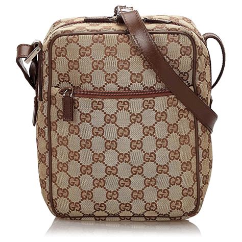 sac gucci bandoulière marron